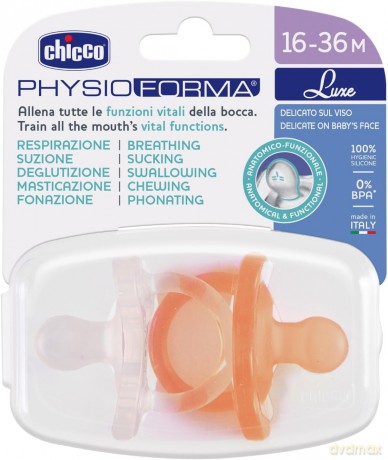 Smoczek uspokajający Soft Luxe 2szt 6-16m