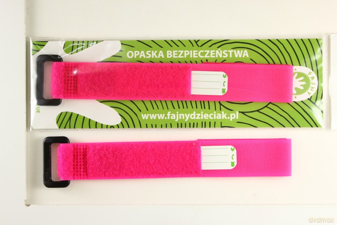 Opaska Bezpieczeństwa Fajny Dzieciak RÓŻOWA [GADŻET]