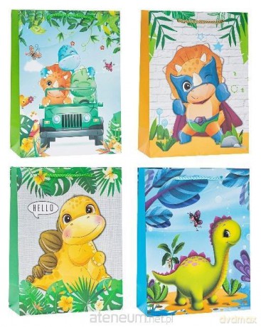Torebka dziecięce Pop-Up 3D 26x32x10cm mix
