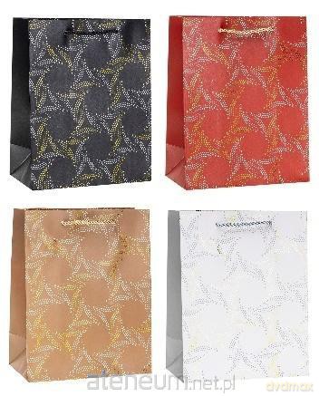 Torebka ozdobna 26x32x10cm hot-stamp mix