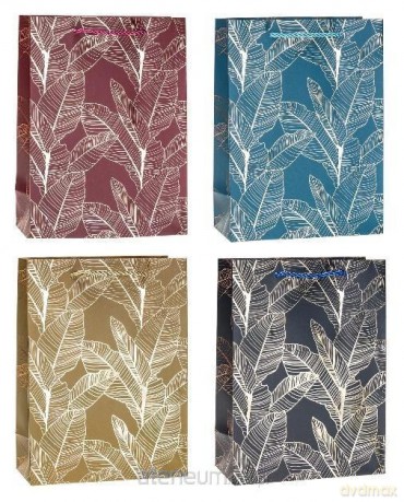Torebka ozdobna 31x40x12cm hot-stamp mix