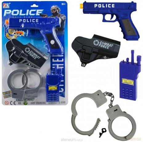 Zestaw policyjny pistolet na baterie