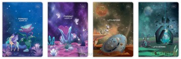 Zeszyt A5/32K trzylinia Metallic Fantasy (10szt)