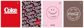 Zeszyt A5/60K kratka M Hybrid Coca Cola (10szt)