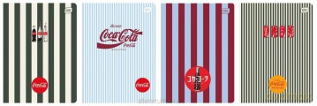 Zeszyt A5/80K kratka Soft Touch Coca Cola (10szt)