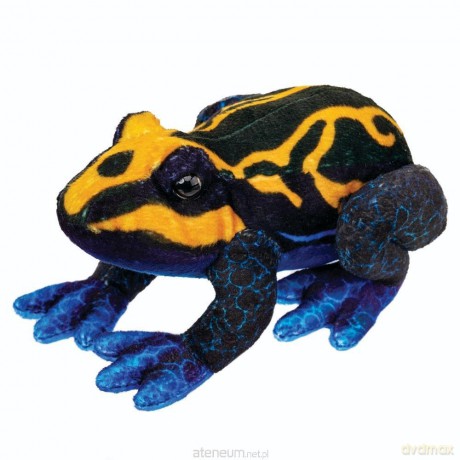 Żaba czarno - pomarańczowa 13cm