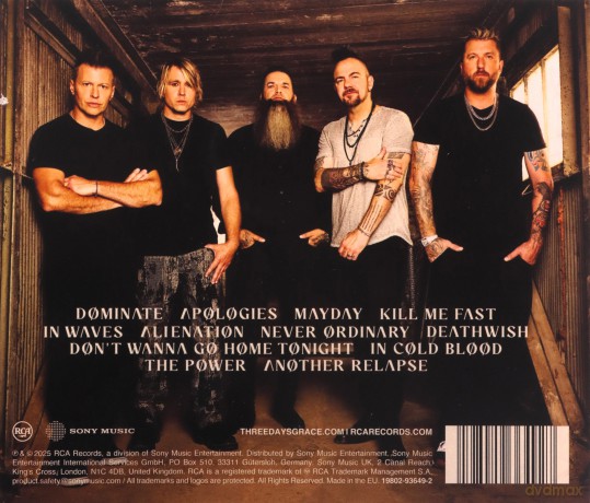 Three Days Grace: Alienation [CD]