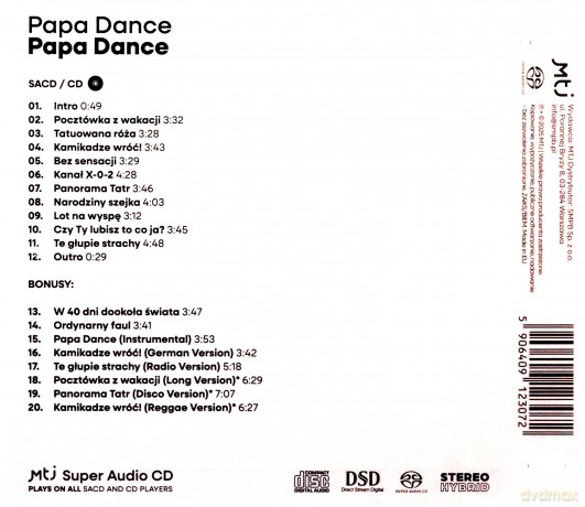 Papa Dance: Papa Dance [SACD]