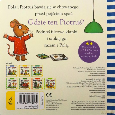 A kuku! Czas na sen. Pola i Piotruś - Axel Scheffler [KSIĄŻKA]