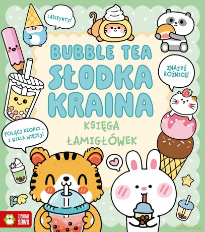 Bubble tea. Słodka kraina. Księga łamigłówek - Em Bruce [KSIĄŻKA]