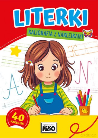 Literki. Kaligrafia z naklejkami [KSIĄŻKA]