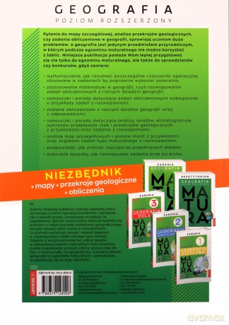 Matura. Geografia poziom rozszerzony. Niezbędnik - mapy, przekroje geologiczne, obliczenia - Agata Adamczak, Anna Kodyniak [KSIĄŻKA]
