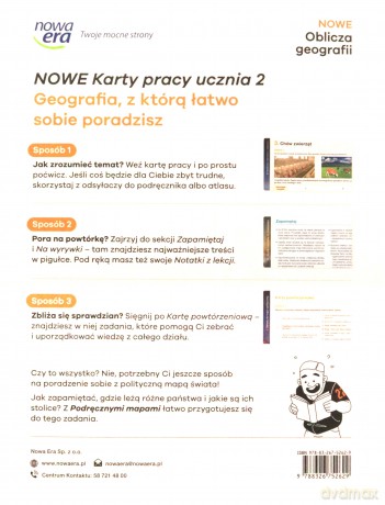 Nowa Geografia Oblicza geografii karty pracy 2 liceum i technikum zakres podstawowy EDYCJA 2025 - Maciążek Katarzyna [KSIĄŻKA]