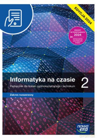 Nowa Informatyka na czasie podręcznik 2 liceum i technikum zakres rozszerzony EDYCJA 2025 - Borowiecki Maciej [KSIĄŻKA]