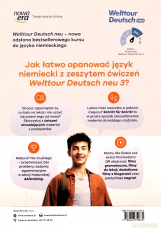 Nowa Język niemiecki Welttour Deutsch Neu 3 zeszyt ćwiczeń liceum i technikum EDYCJA 2025 - Sylwia Mróz-Dwornikowska [KSIĄŻKA]