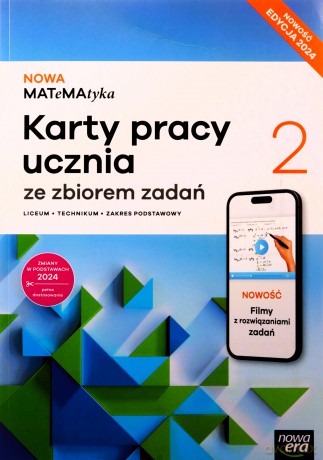 Nowa Matematyka karty pracy ze zbiorem zadań 2 zakres podstawowy EDYCJA 2025 - Karolina Wej, Dorota Ponczek [KSIĄŻKA]