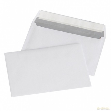 PACZKA Koperty z taśmą silikonową OFFICE PRODUCTS, HK, C6, 114x162mm, 80gsm, 1000szt., białe