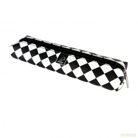 Piórnik szkolny młodzieżowy student jamnik Krata White