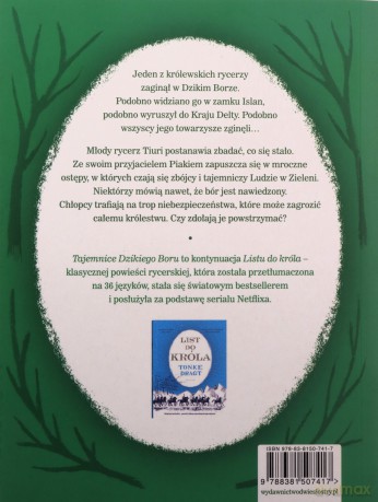 Tajemnice Dzikiego Boru. Rycerze króla Dagonauta (Tom 2) (ilustrowane brzegi) - Tonke Dragt [KSIĄŻKA]