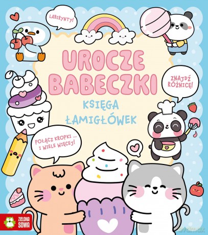 Urocze babeczki. Księga łamigłówek - Em Bruce [KSIĄŻKA]