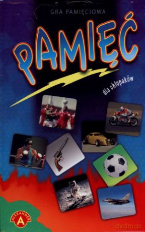 Pamięć. Gra pamięciowa dla chłopaków [KSIĄŻKA]