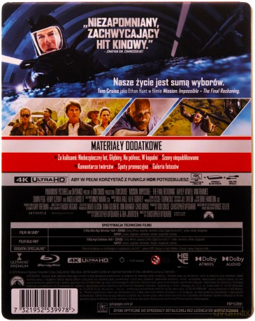 Mission: Impossible - The Final Reckoning (steelbook) [Blu-Ray 4K]+[2xBlu-Ray]