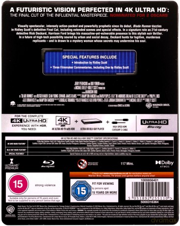 Blade Runner (Łowca androidów) (steelbook) [Blu-Ray 4K]+[Blu-Ray]