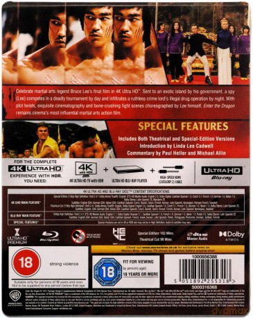 Enter the Dragon (Wejście smoka) (steelbook) [Blu-Ray 4K]+[Blu-Ray]