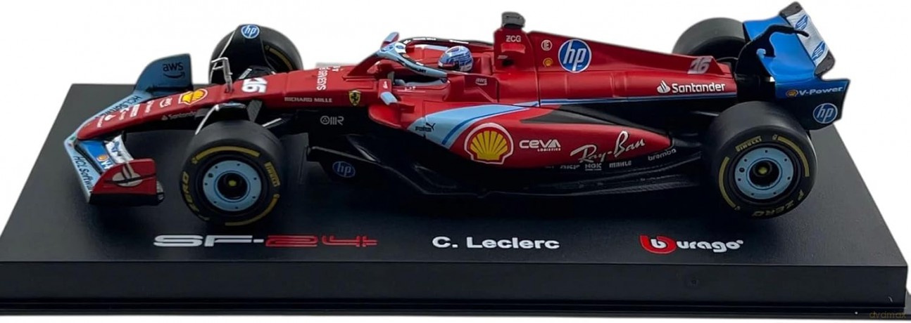 Bburago Model Bolid F1 Ferrari Sf-24 Gp Miami 2024 Charles Leclerc 1:43