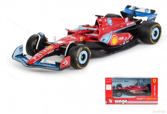 Bburago Model Bolid F1 Ferrari Sf-24 Gp Miami 2024 Charles Leclerc 1:43