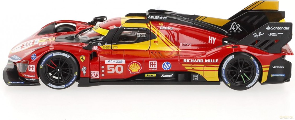 Bburago Model Ferrari Racing 499P 1:24