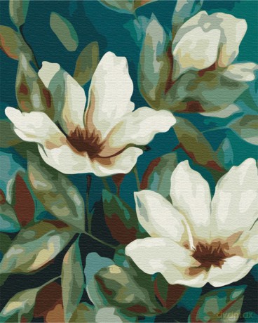 Malowanie po numerach BRUSHME 40x50 cm Delikatność kwiatów