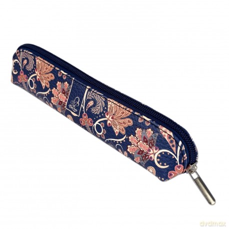 Piórnik mini Paisley Kwiaty Blue