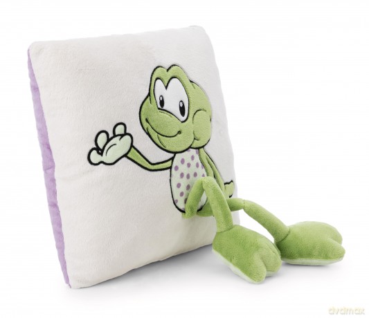 NICI Cushion frog Fridolin Frog square 30x30cm