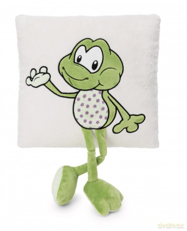 NICI Cushion frog Fridolin Frog square 30x30cm