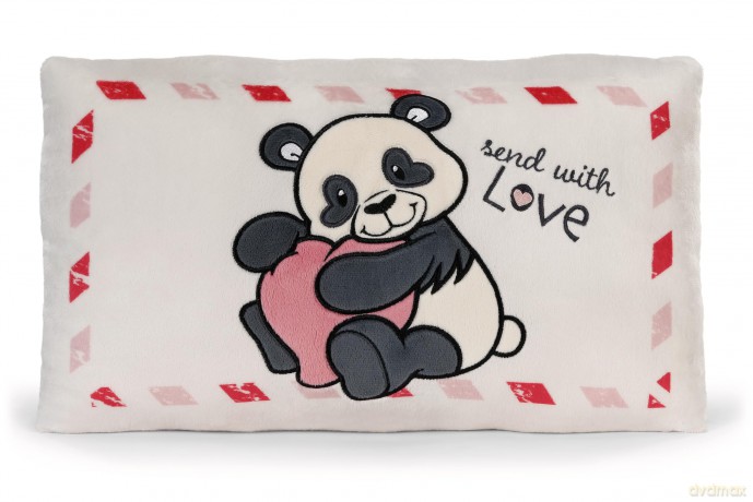 NICI poduszka Love panda 43x25cm