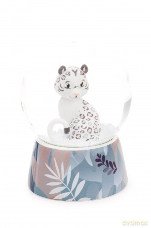 NICI Glitter globe snow leopard Eleni Snowbell 6.5cm