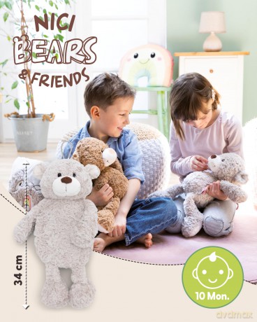NICI Termofor miś Finni 350ml 34cm
