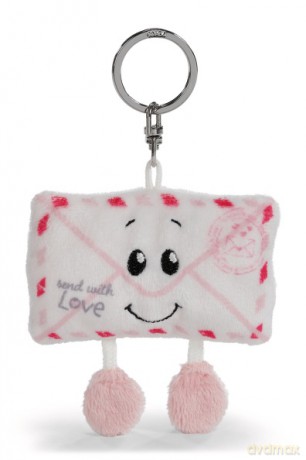 NICI wieszak/brelok na klucze Love list miłosny 8cm