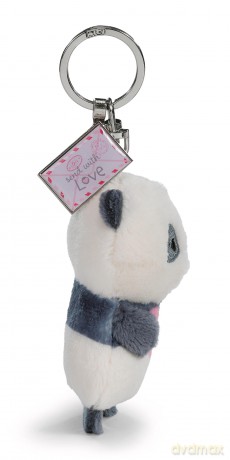 NICI wieszak/brelok na klucze Love panda 8cm z metalowym wisiorkiem