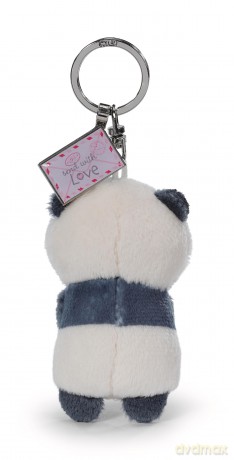 NICI wieszak/brelok na klucze Love panda 8cm z metalowym wisiorkiem