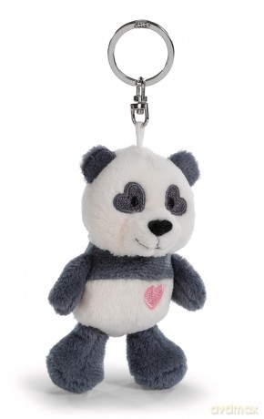 NICI wieszak/brelok na klucze Love panda z serduszkiem 10cm