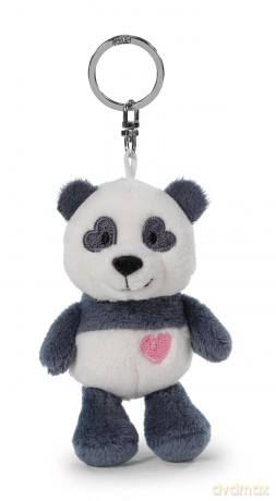 NICI wieszak/brelok na klucze Love panda z serduszkiem 10cm