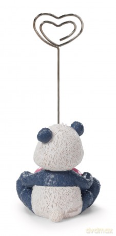 NICI Photo holder Love panda 11cm polyresin 8pcs in display