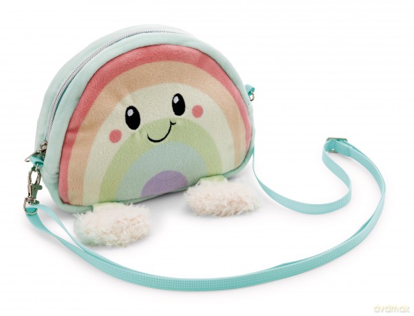 NICI Pouch with handle rainbow Nibsi 2in1 17,5x14x5cm figurative