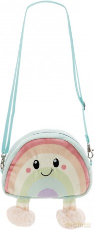 NICI Pouch with handle rainbow Nibsi 2in1 17,5x14x5cm figurative
