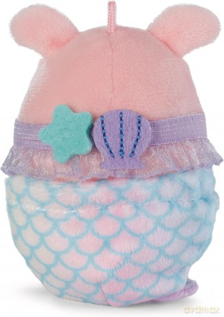 NICI mymochi przytulanka Świnka Onk z kostiumem syrenki i muszelką 8cm z zawieszką