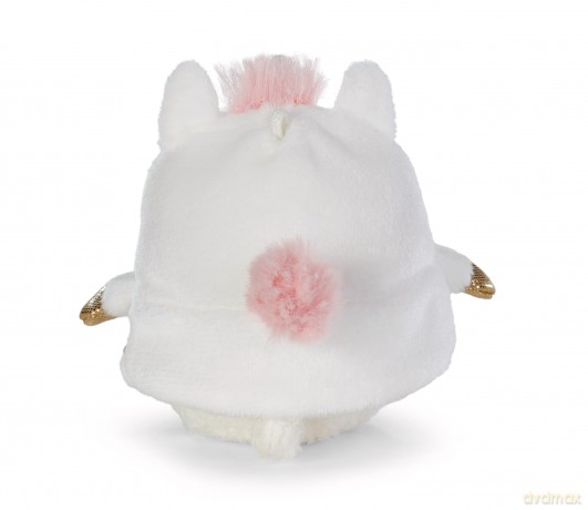 NICI mymochi przytulanka owieczka Wools  z kostiumem jednorożca i tęczą 8cm z zawieszką