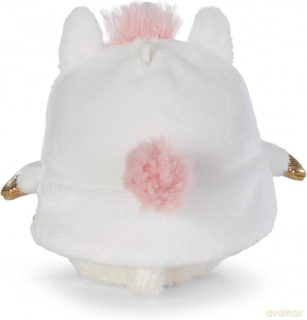 NICI mymochi przytulanka owieczka Wools  z kostiumem jednorożca i tęczą 8cm z zawieszką