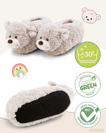 NICI Slippers bear Finni size 40-43 (L)
